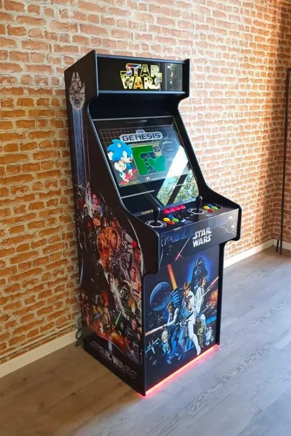 Borne arcade classique avec 5000 jeux cultes – Disponible au Maroc.